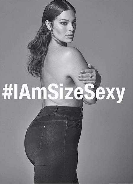 Le mannequin grande taille Ashley Graham est devenue l'une des principales icônes du mouvement « body positive ». Photo DR/. 