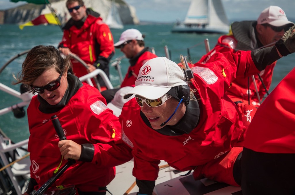 Dongfeng Race Team a terminé 2ème du Leg Zero. (c) Eloi Stichelbaut / Dongfeng Race Team.