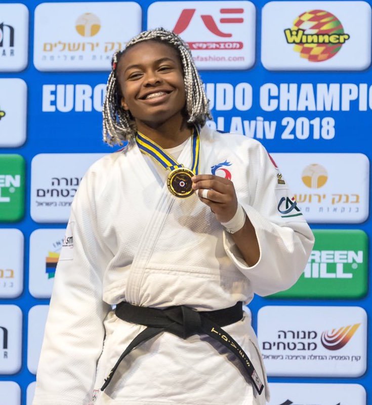 Romane Dicko, 18 ans, et déjà championne d'Europe de Judo (+78kg) !