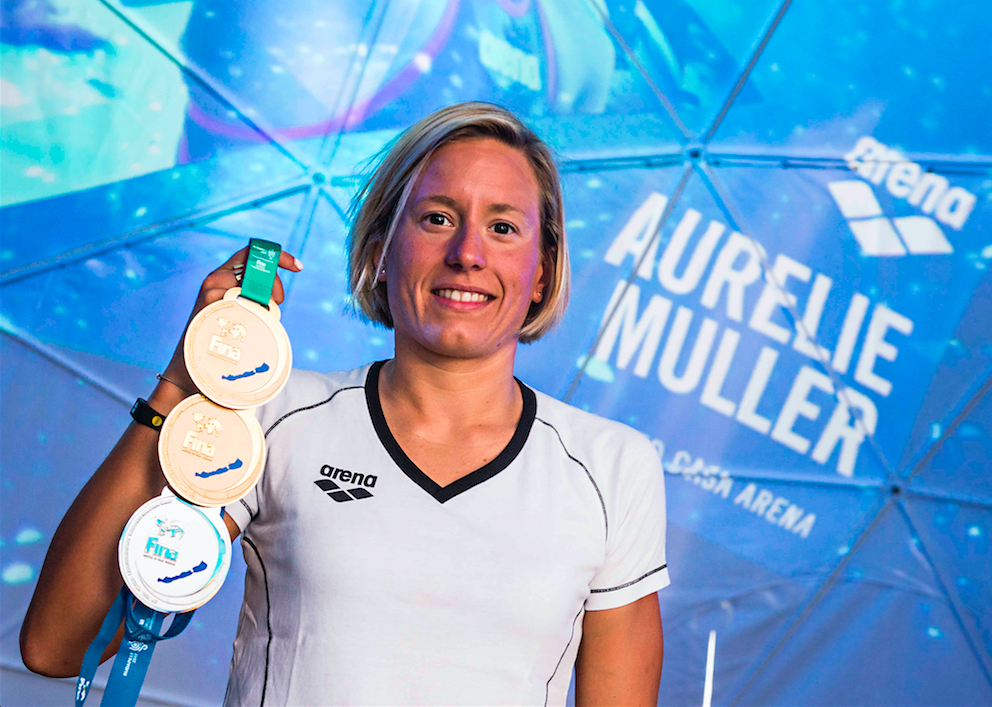 Aurélie Muller : « Sport et études : on ne peut pas être à 100% sur les deux »