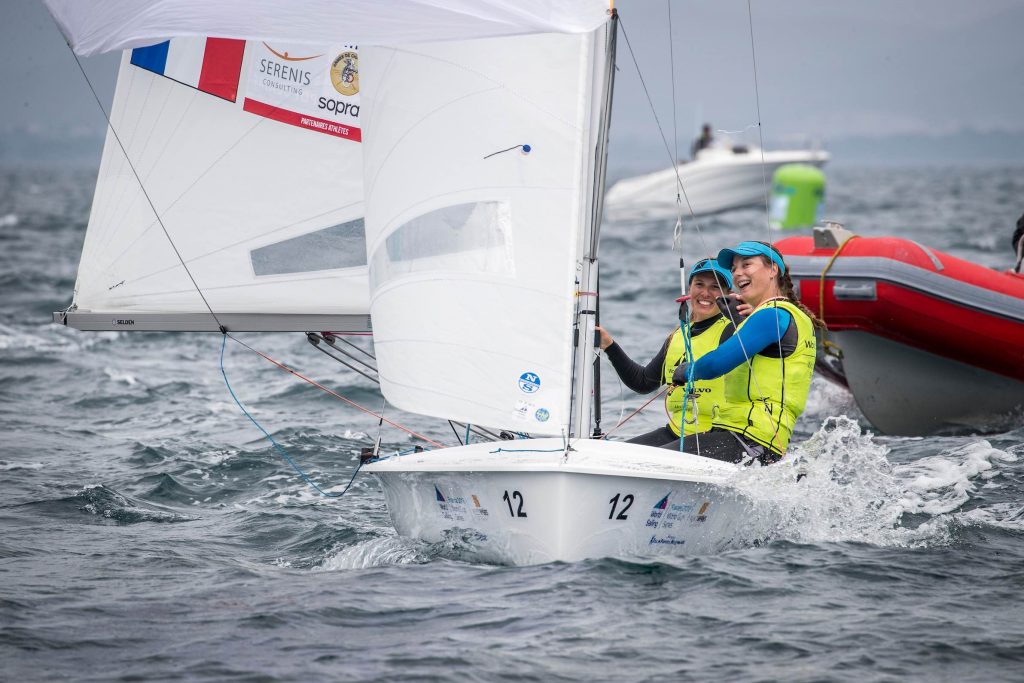 Après quelques mois d'entraînement seulement, le duo a remporté la World Cup Series de Hyères en avril. [2018 WORLD CUP SERIES HYERES © Richard Langdon / Sailing Energy / World Sailing].