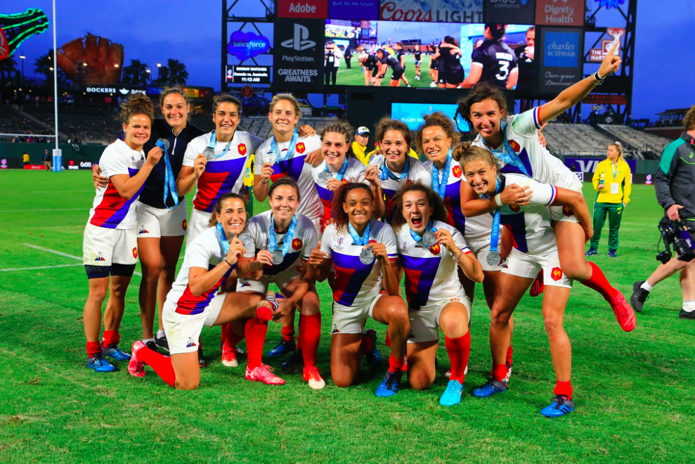 Les Françaises vice-championnes du monde de rugby à VII