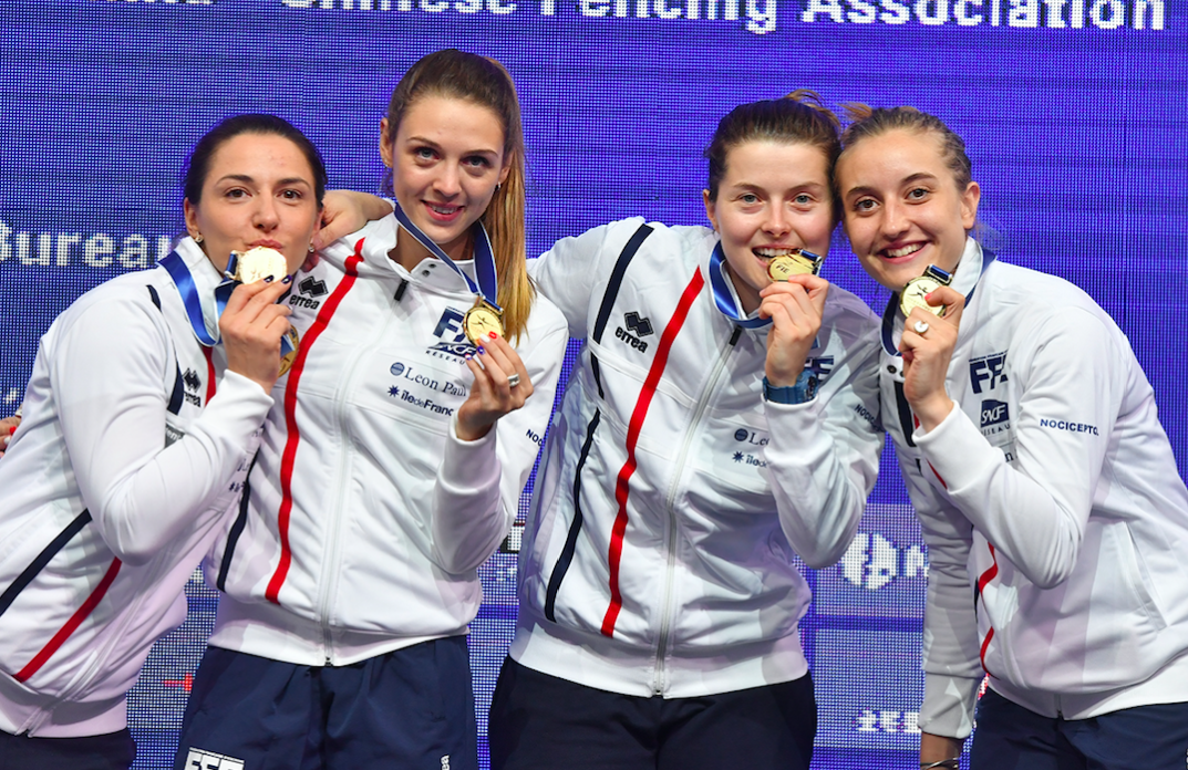 Les sabreuses françaises sacrées championnes du monde