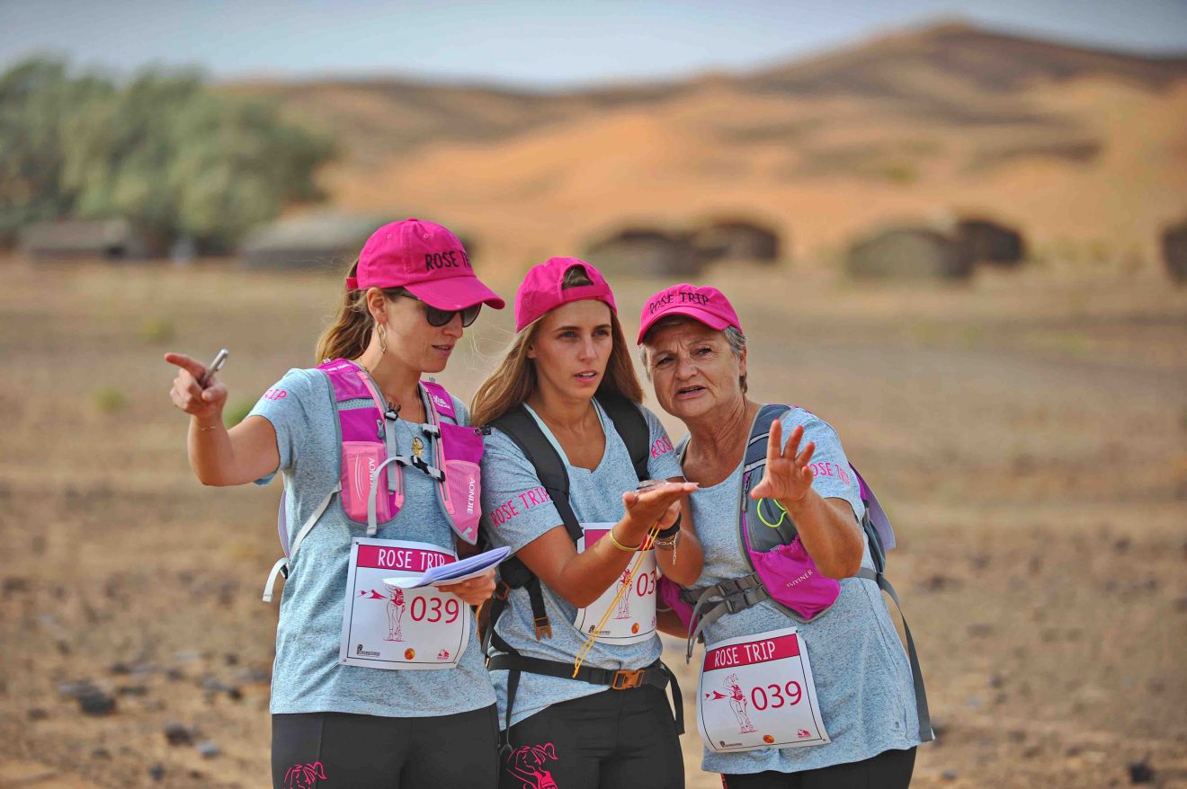 Rose Trip, un trek 100 féminin et solidaire au coeur du désert