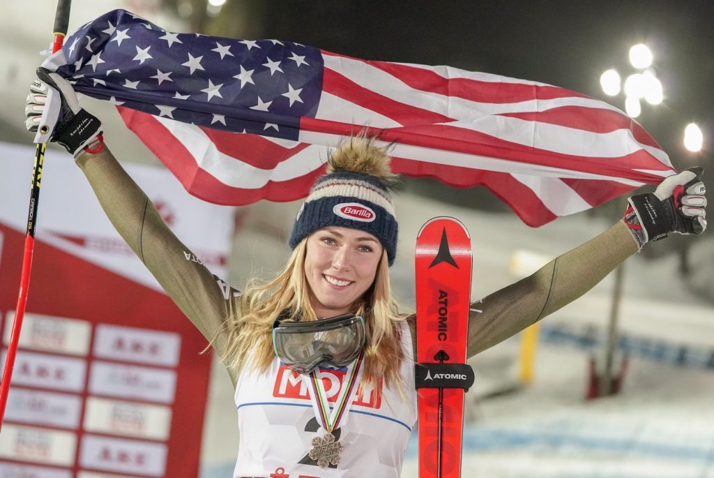L'Américaine Mikaela Shiffrin a remporté le titre mondial du slalom pour la 4ème fois consécutive, samedi à Are. Un exploit dans l'histoire du ski alpin !