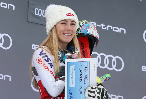 L’Américaine Mikaela Shiffrin, ultra-favorite des Mondiaux-2019 de ski alpin, s’est déjà adjugée un premier titre en remportant l'épreuve du super-G mardi.