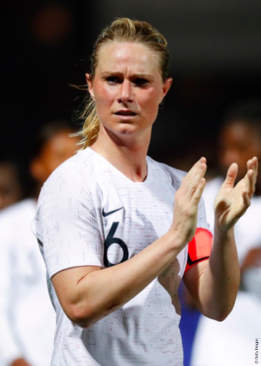 Amandine Henry, milieu de terrain et capitaine de l’équipe de France de football, nous présente les Bleues et la Coupe du monde de la FIFA , France 2019.