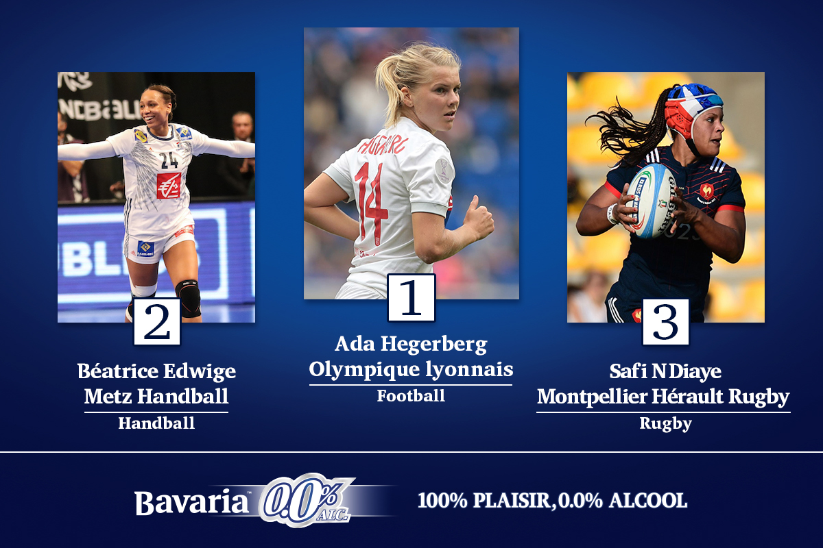 Le podium Women Sports de la semaine, by Bavaria 0.0%