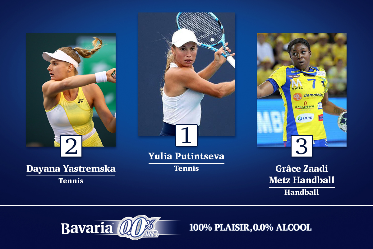 Le podium Women Sports de la semaine, by Bavaria 0.0%