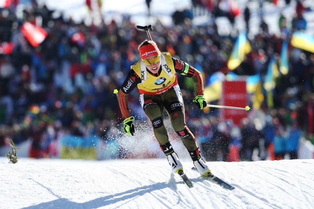 La biathlète allemande Laura Dahlmeier, double championne olympique, a annoncé vendredi qu’elle mettait un terme à sa carrière, à seulement 25 ans. 