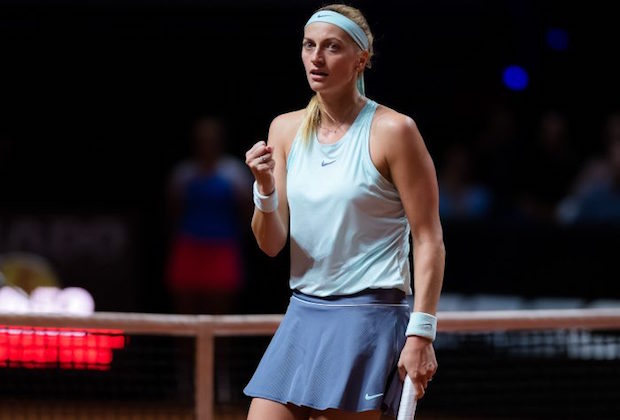 La Tchèque Petra Kvitova, N.2 mondiale et tenante du titre, a éliminé la Française Caroline Garcia en huitièmes de finale du tournoi WTA de Madrid mercredi.