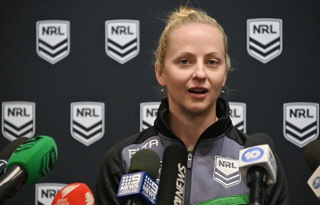 C'est une première : une femme va arbitrer un match de rugby à XIII en Australie