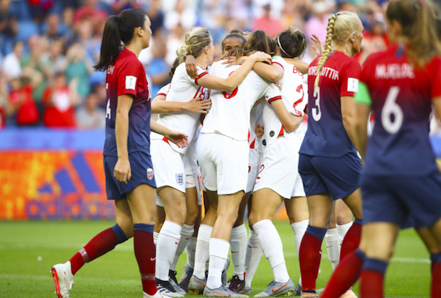 CDM France 2019 - Les footballeuses anglaises se sont qualifiées pour les demi-finales de la Coupe du monde féminine 2019 samedi, en battant la Norvège 3-0.