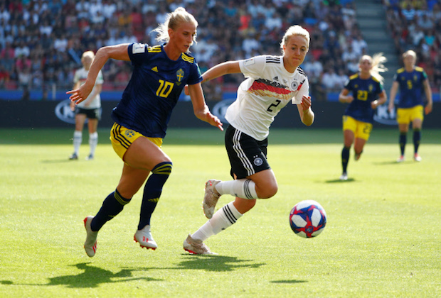 CDM France 2019 - La Suède, surprenante, s’est qualifiée pour les demi-finales de la Coupe du monde féminine de la FIFA 2019 en battant l'Allemagne (2-1).