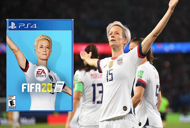 Megan Rapinoe sur la jaquette de FIFA 20 à la place de Neymar ?