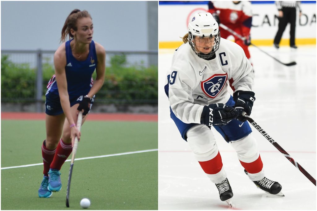Emma Ponthieu, capitaine de l’équipe de France féminine de hockey sur gazon, et Marion Allemoz, capitaine de l’équipe de France féminine de hockey sur glace, se sont prêtées au jeu de l’interview croisée.