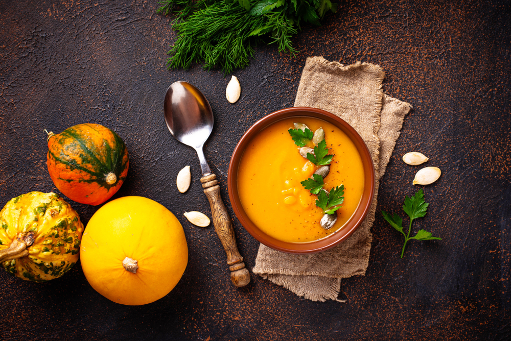 Mercredi food spécial automne - Optez pour la soupe de potiron et noisettes