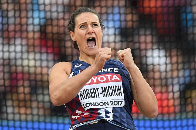 La Française Mélina Robert-Michon a remporté son ticket pour la finale du concours du lancer du disque des Mondiaux-2019 d’athlétisme de Doha (Qatar).