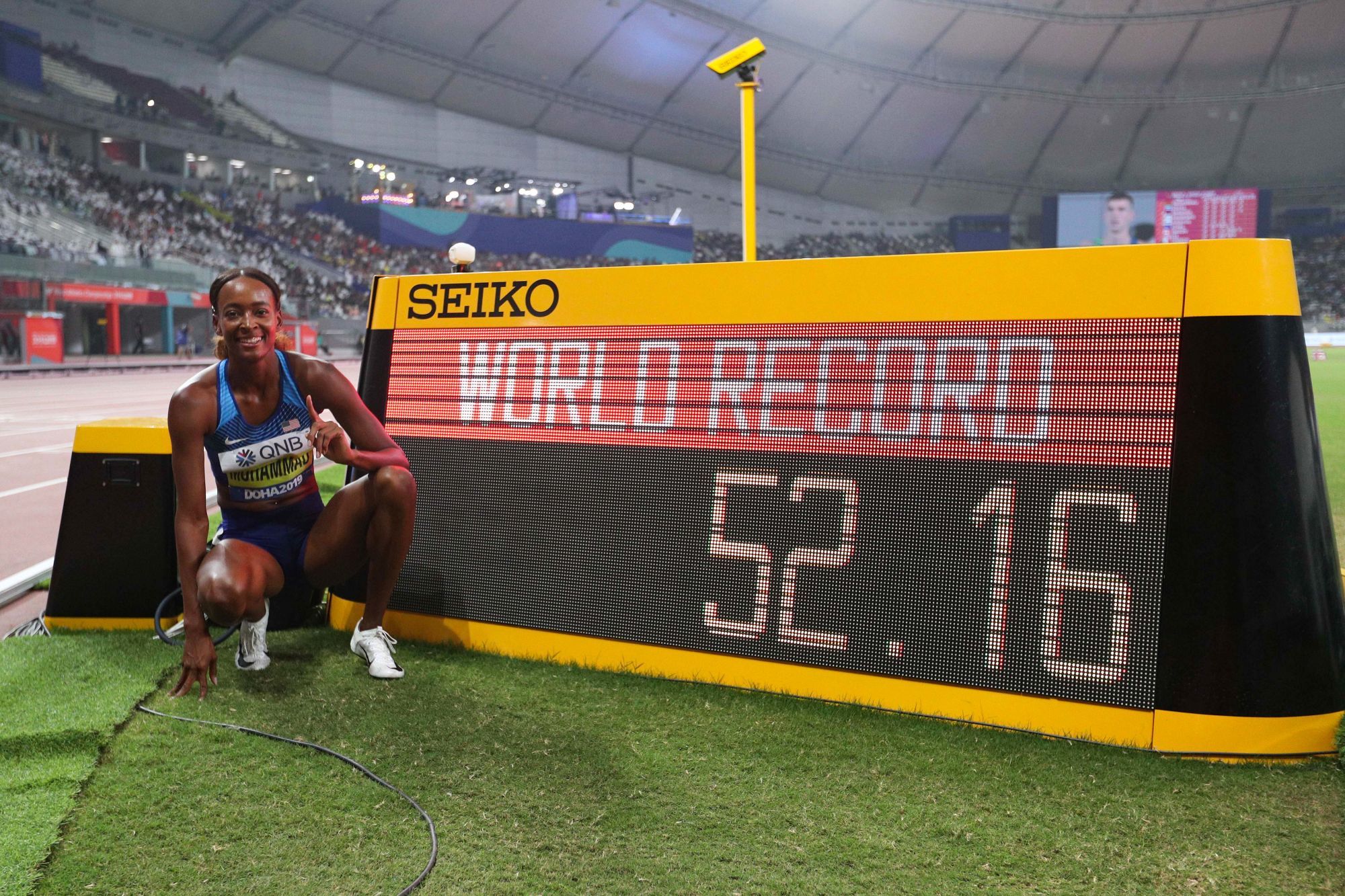 L’Américaine Dalilah Muhammad a été élue « athlète féminine de l’année » par la Fédération internationale d’athlétisme samedi, à Monaco.