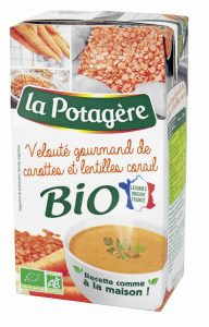 Mesdames les working-girls, nous avons trouvé une solution pratique pour vous cet hiver : le velouté gourmand de carottes et lentilles corail (LA POTAGERE).