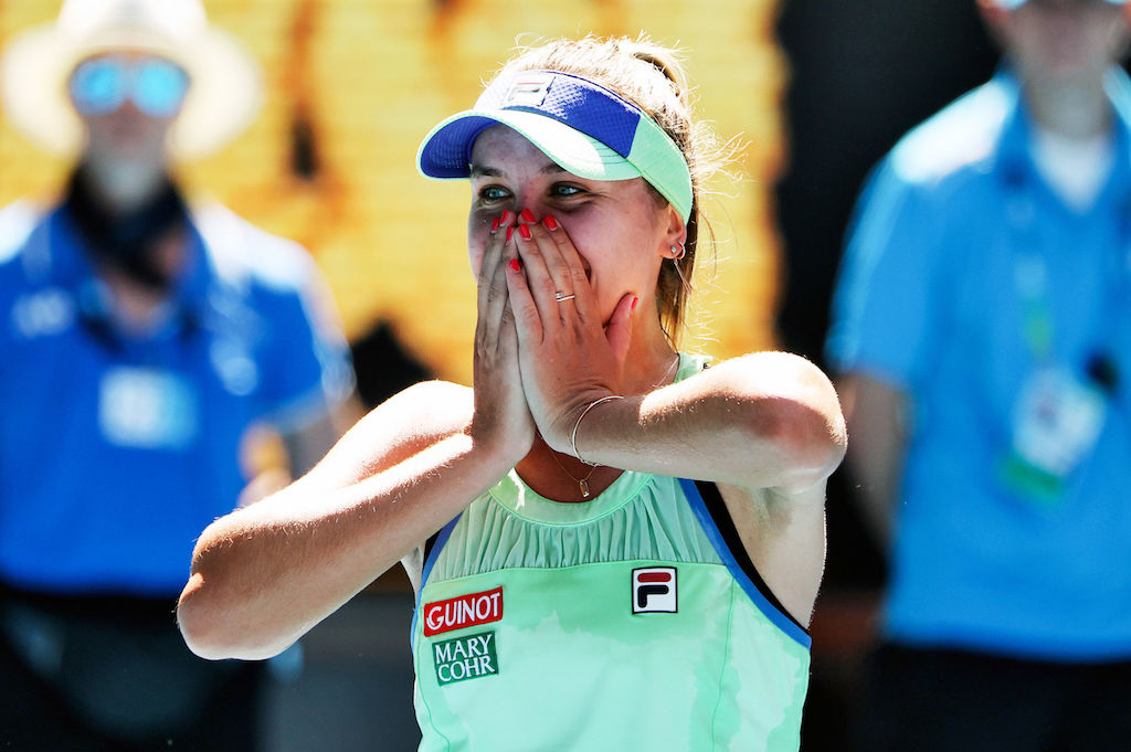 L’Américaine Sofia Kenin, 15e joueuse mondiale, s’est qualifiée pour la finale de l’Open d’Australie (AO 2020) jeudi en battant la N.1 mondiale Barty.