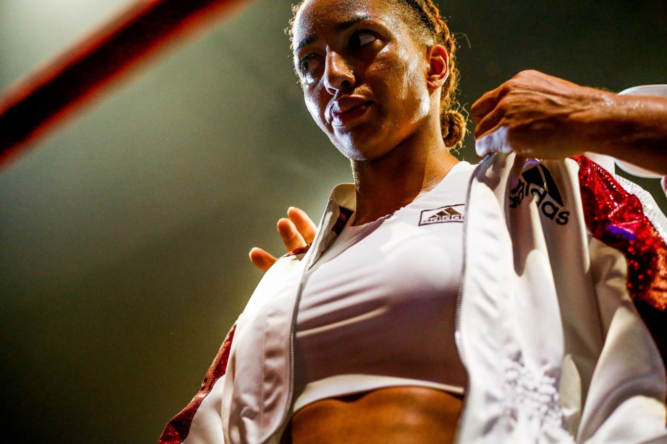 Estelle Yoka-Mossely, qui vient d’accoucher de son second enfant, souhaite reprendre ses entraînements de boxe à la mi-juin. 