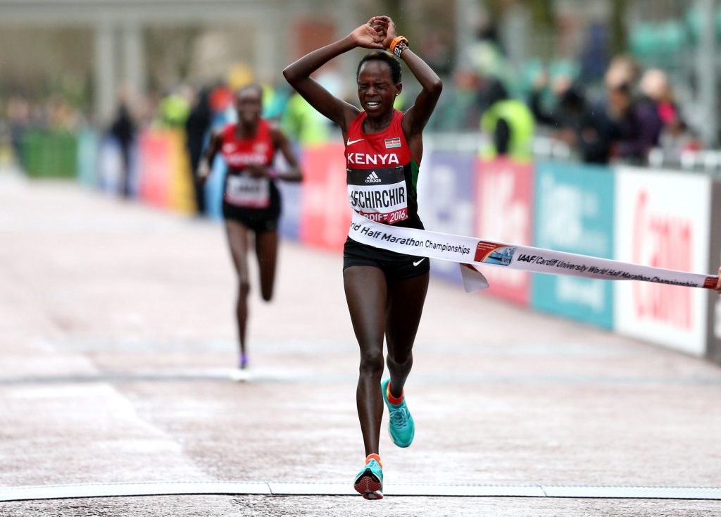 La Kényane Peres Jepchirchir a remporté les 24es Championnats du monde de semi-marathon qui se sont déroulés samedi à Gdynia, en Pologne.