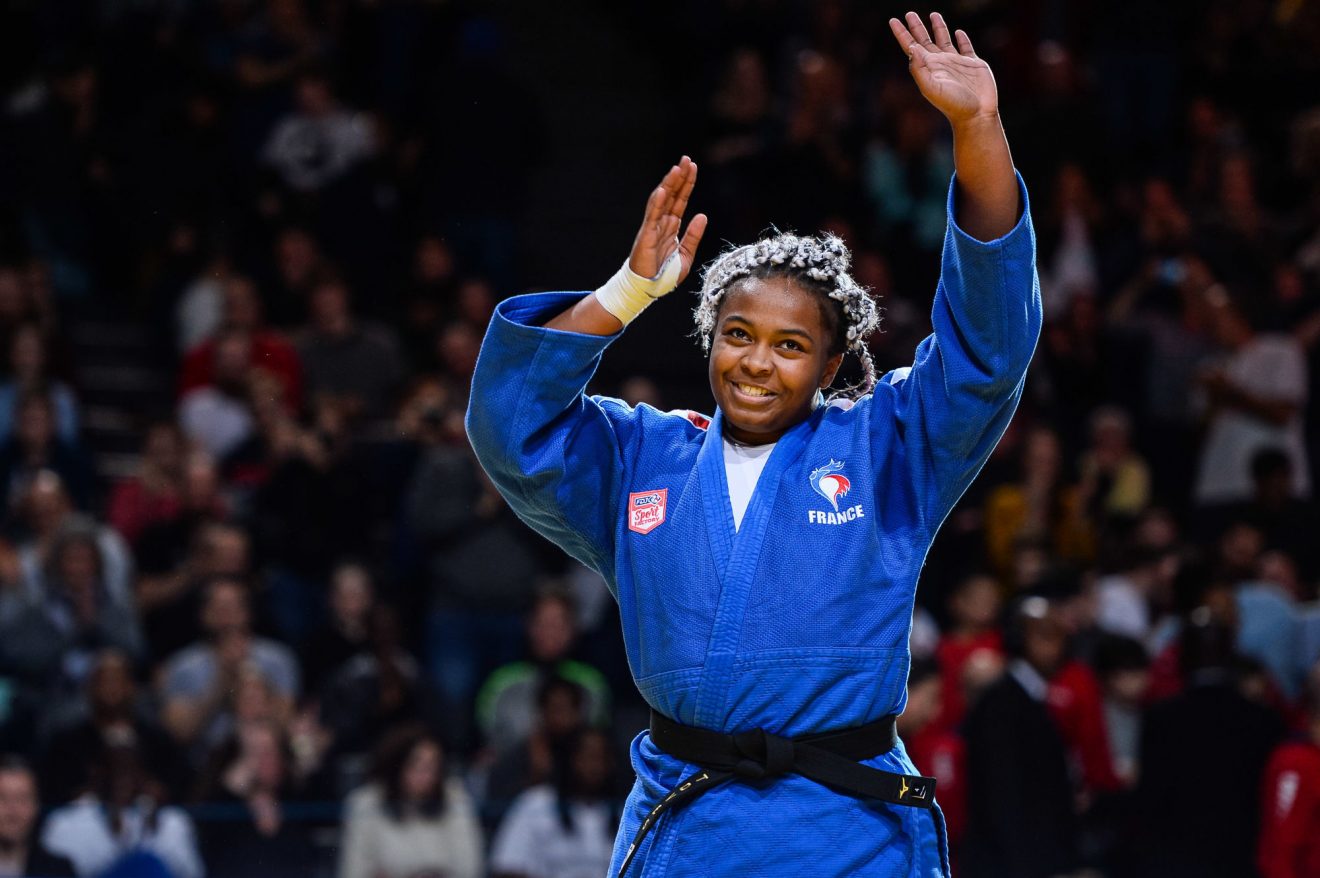 Romane Dicko est venue parfaire la moisson tricolore aux Championnats d’Europe 2020 de Prague en remportant l’or en +78kg.