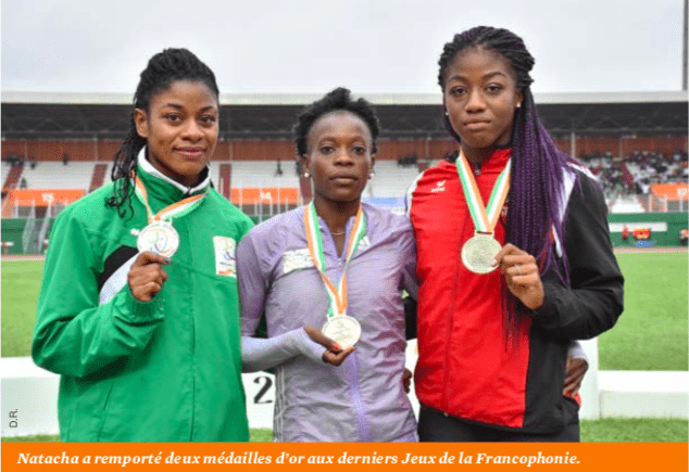 Jeux de la Francophonie : Natacha Ngoye Akamabi, l’étoile montante du sprint africain