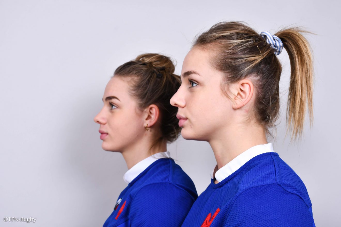 Romane et Marine Menager, les soeurs jumelles du rugby français