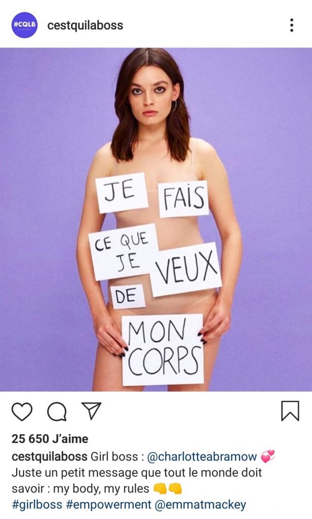 Le body positive sur Instagram : top 3 des comptes décomplexants pour s'aimer, aimer son corps, avoir confiance en soi et croire en ses rêves.