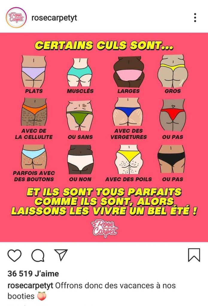 Le body positive sur Instagram : top 3 des comptes décomplexants pour s'aimer, aimer son corps, avoir confiance en soi et croire en ses rêves.