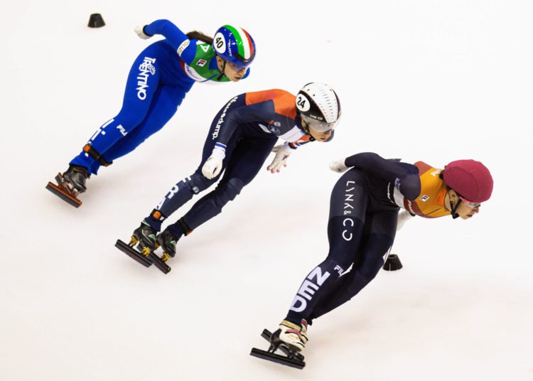 Le relais féminin français vice-champion du monde de short-track !