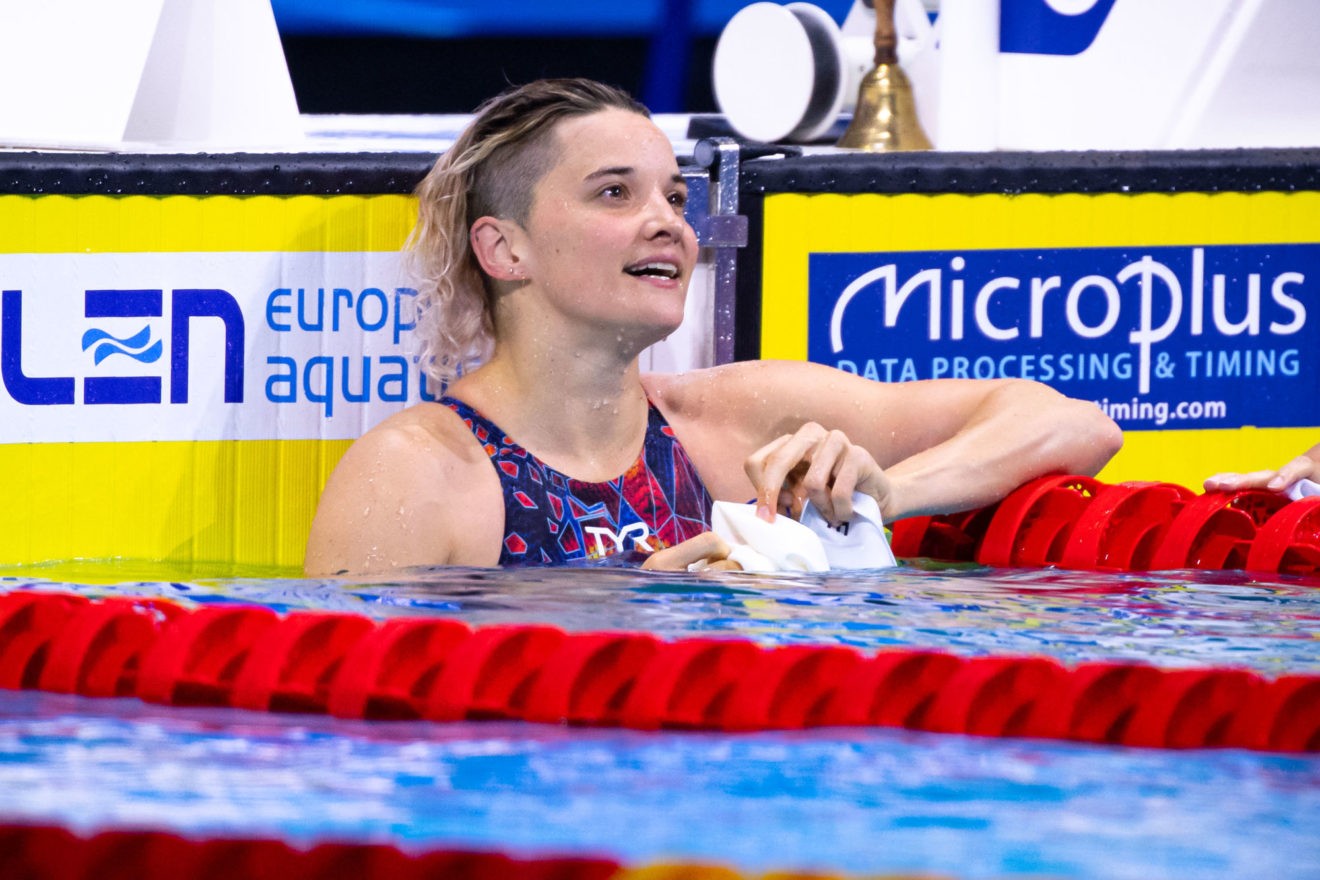 Mélanie Hénique vice-championne d'Europe du 50 m papillon