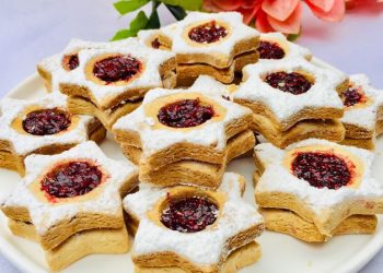 Encas sain : sablés sans gluten à la framboise