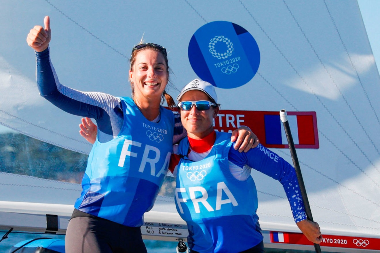 JO 2020 / Voile : Aloïse Retornaz et Camille Lecointre médaillées de bronze