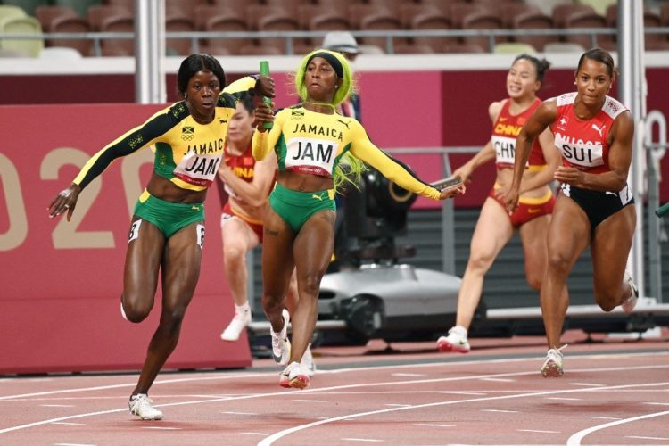 JO 2020 / Athlétisme : la Jamaïque intouchable sur le relais 4X100 m féminin, La France en 7e position