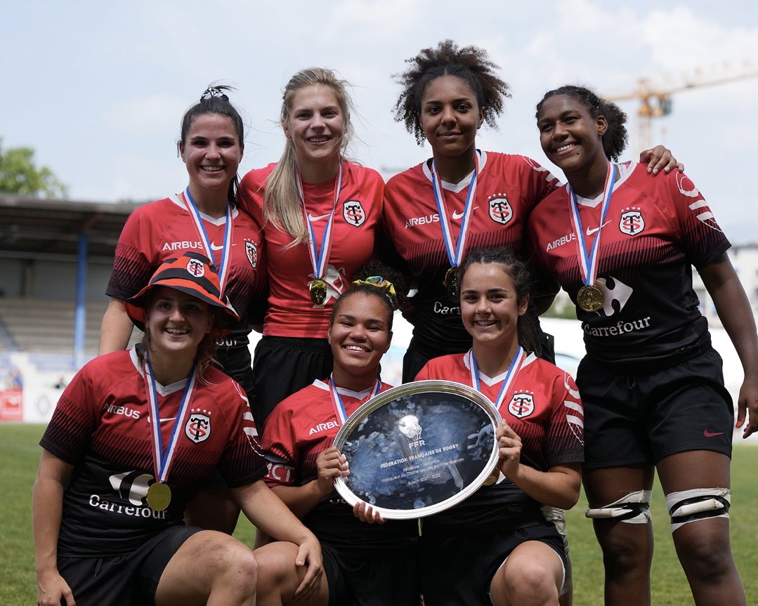 Rugby : le joueuses du Stade Toulousain sacrées championnes de France