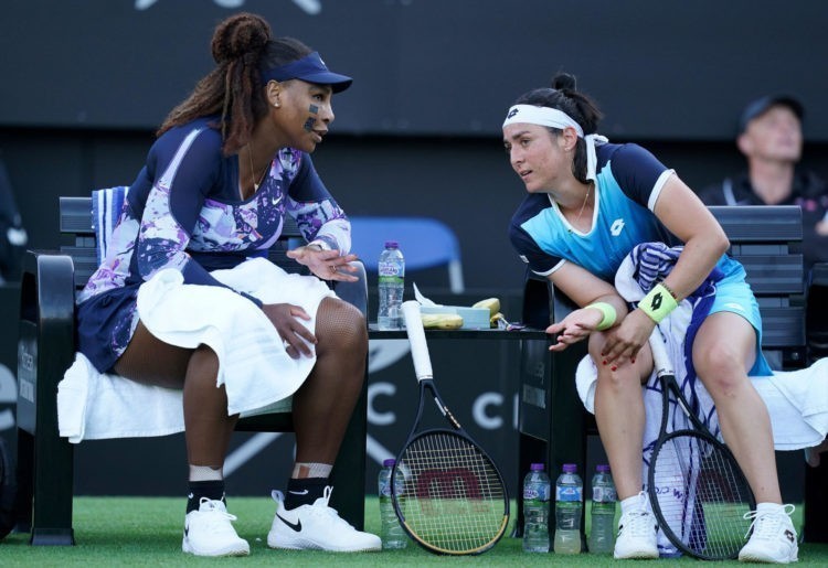 Tennis / WTA – Ons Jabeur et Serena Williams abandonnent en double à Eastbourne