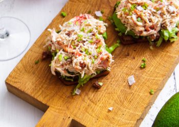 Recette légère : Tartines crabe et pamplemousse