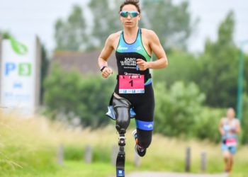 Cécile Saboureau, une paratriathlète accrochée