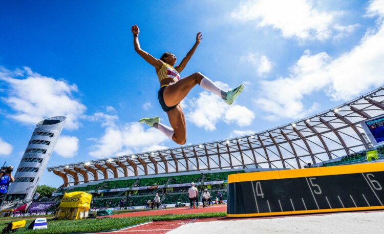 Mondiaux d’athlétisme: l’Allemande Malaika Mihambo de nouveau sacrée au saut en  longueur