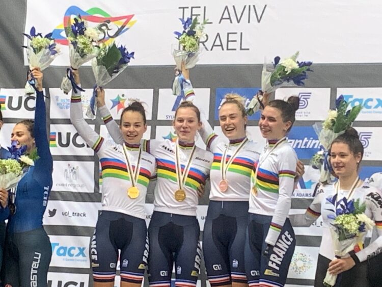Cyclisme sur piste – Les Françaises sacrées championnes du monde de poursuite par équipes