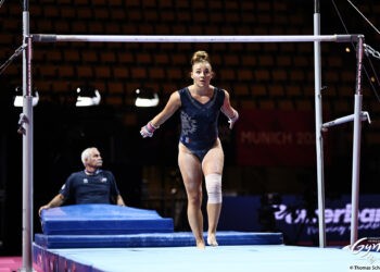 Euro de gymnastique : Aline Friess, Lorette Charpy et Carolann Héduit en bronze