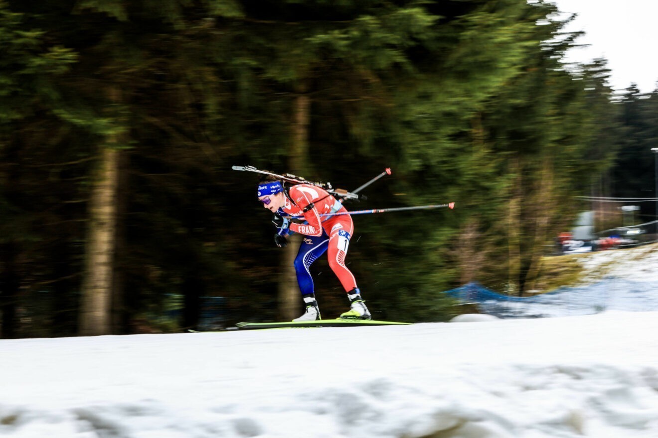 Biathlon: les Français sacrés sur le relais mixte de Nove Mesto