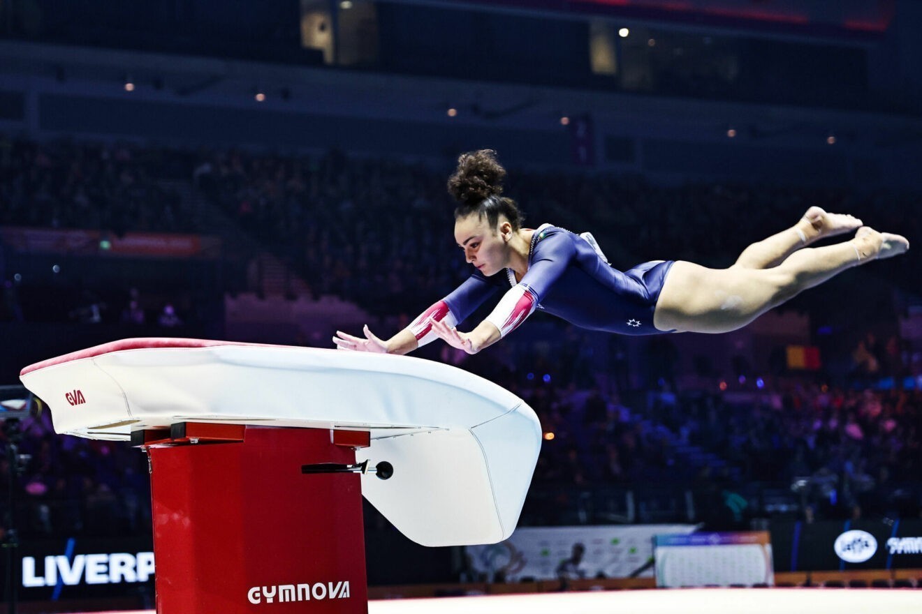 Gymnastique : Coline Devillard sacrée championne d’Europe du saut de cheval