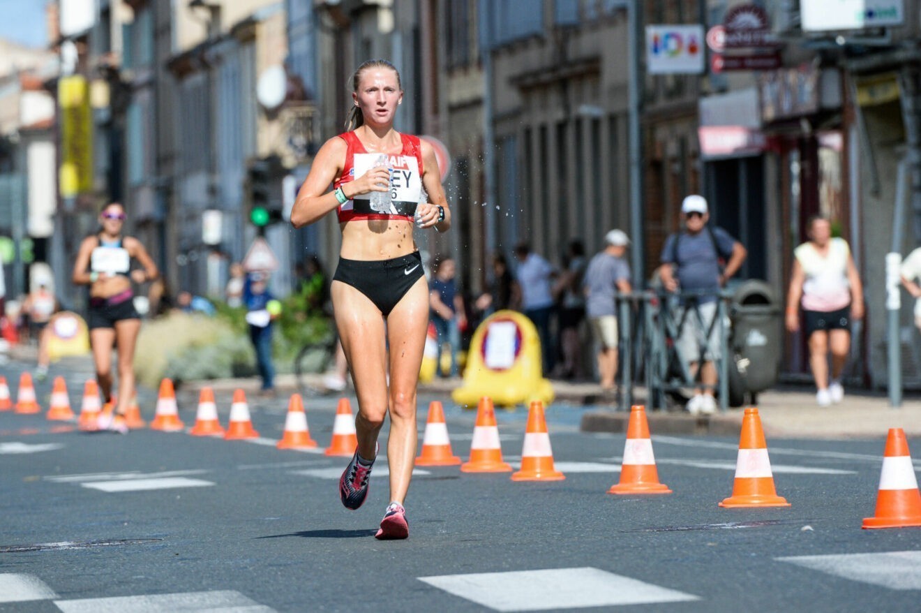 Pauline Stey sacrée champions de France du 10 km marche