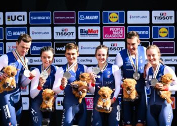Cyclisme – La France championne d’Europe en relais mixte !