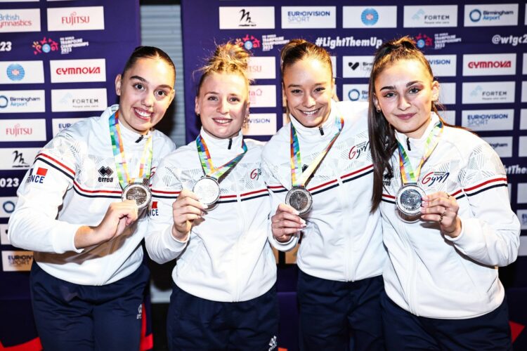 Gymnastique / Trampoline – Les Françaises marquent l’histoire en devenant vice-championnes du monde !
