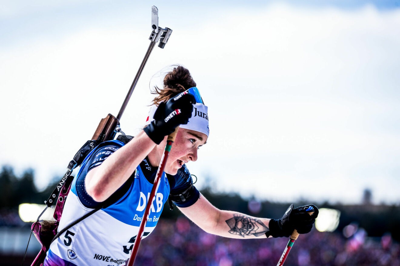 Biathlon - Lou Jeanmonnot remporte la poursuite à Soldier Hollow 